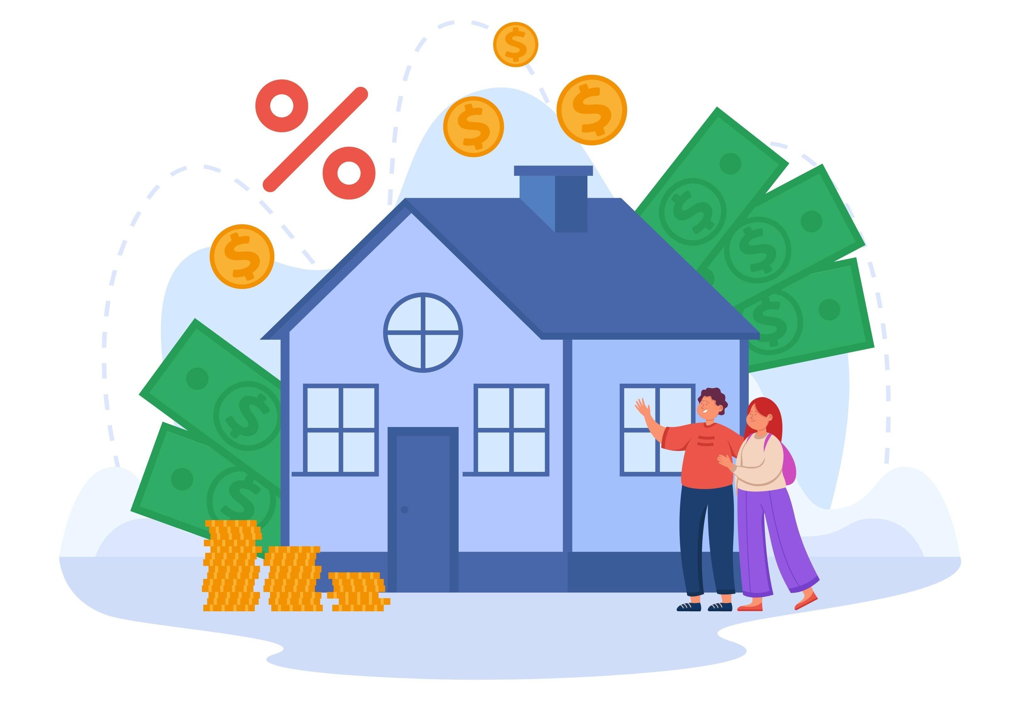 Married couple investing savings into new home e1710798278316