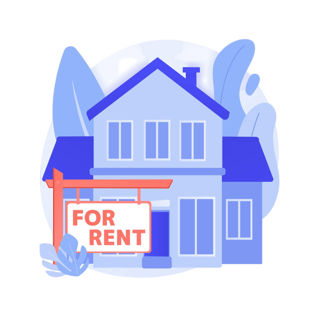 house rent abstract concept vector illustration booking house online best rental property real estate service accommodation marketplace rental listing monthly rent abstract metaphor