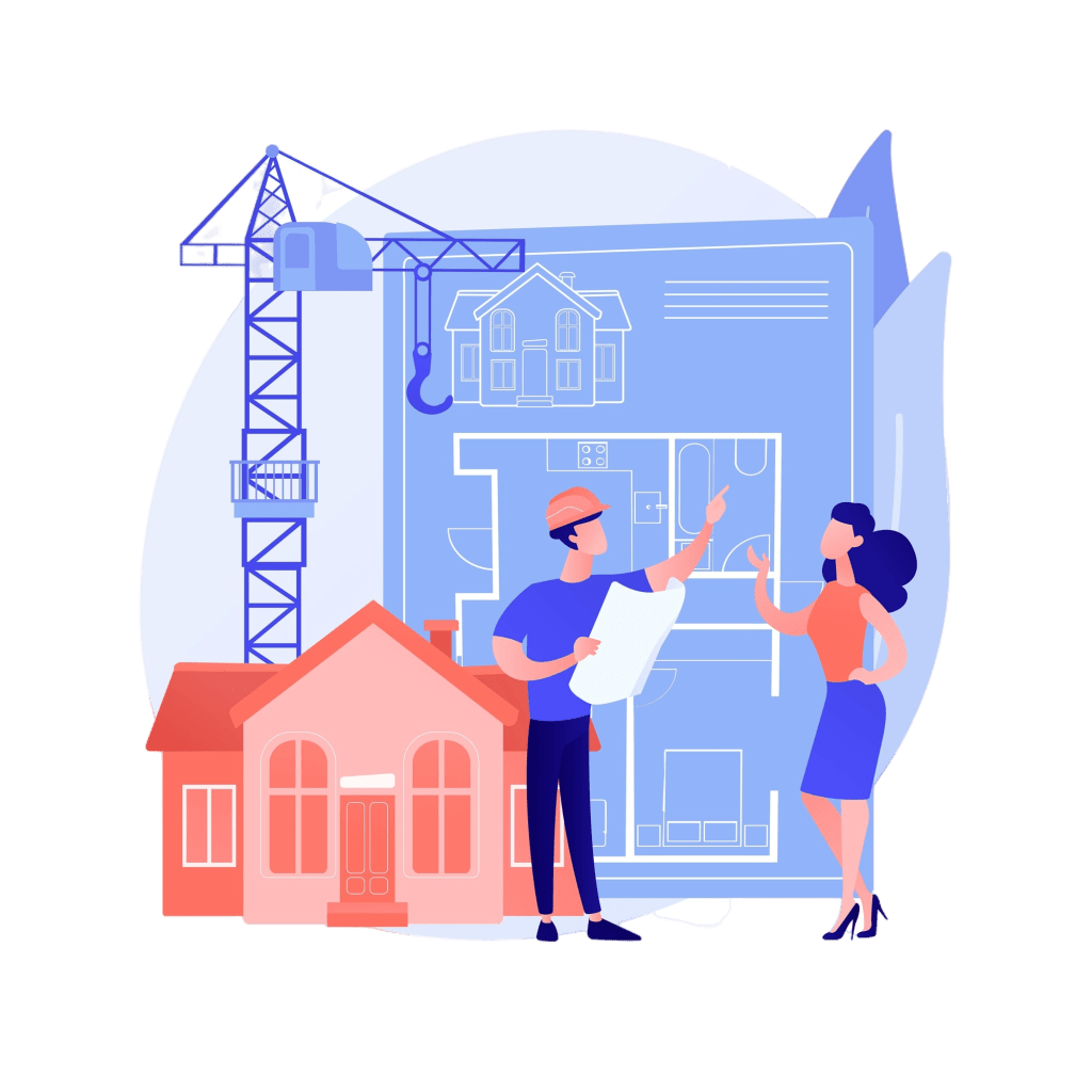 real estate development abstract concept